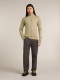 Men's Merino Blend 300 RealFleece™ Descender Long Sleeve Zip Hoodie Flagstone - 3