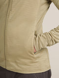 Men's Merino Blend 300 RealFleece™ Descender Long Sleeve Zip Hoodie Flagstone - 7