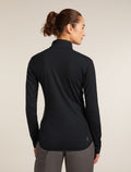 Merino Blend 300 RealFleece™ Descender Long Sleeve Zip Jacket Black - 2