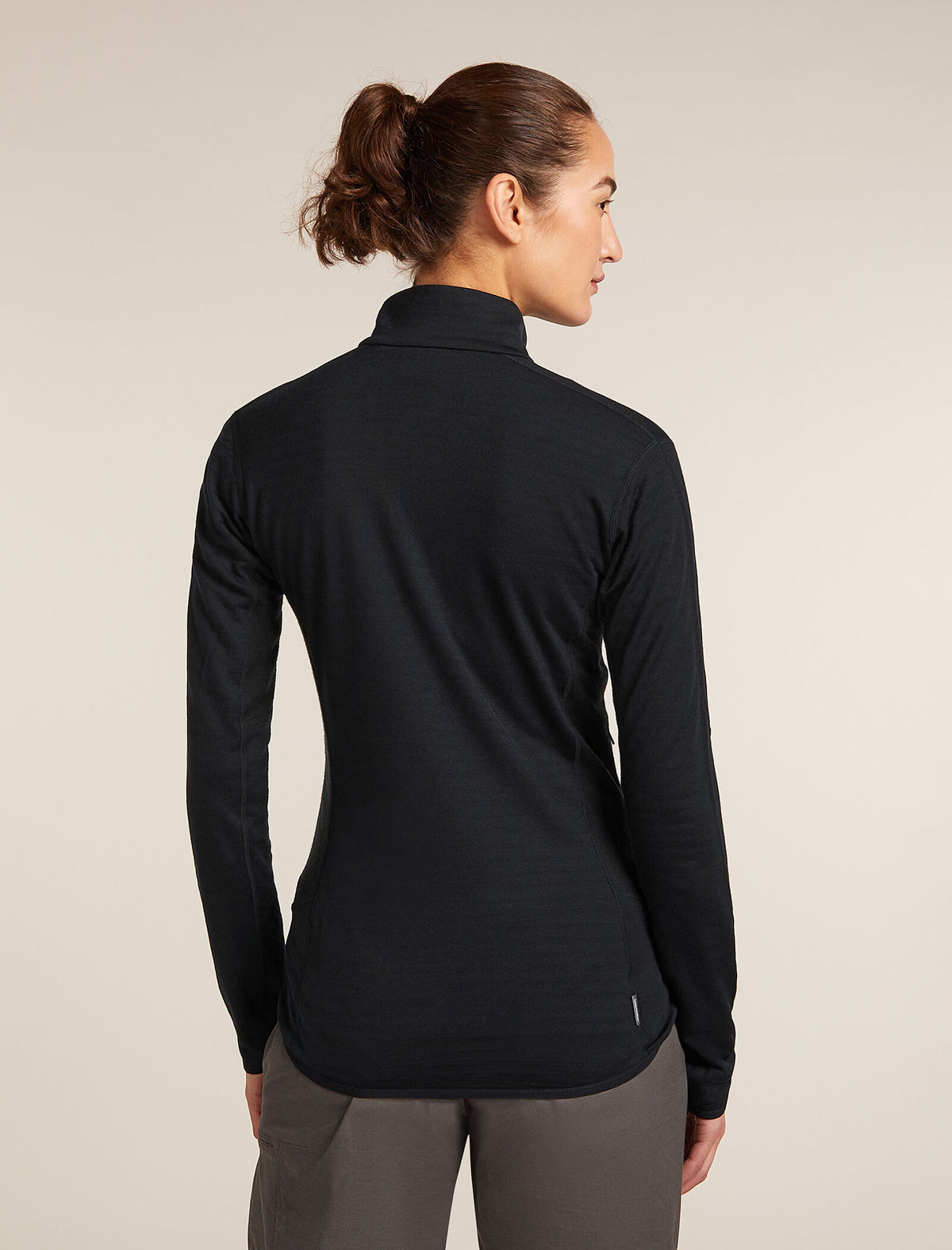 Merino Blend 300 RealFleece™ Descender Long Sleeve Zip Jacket Black - 2