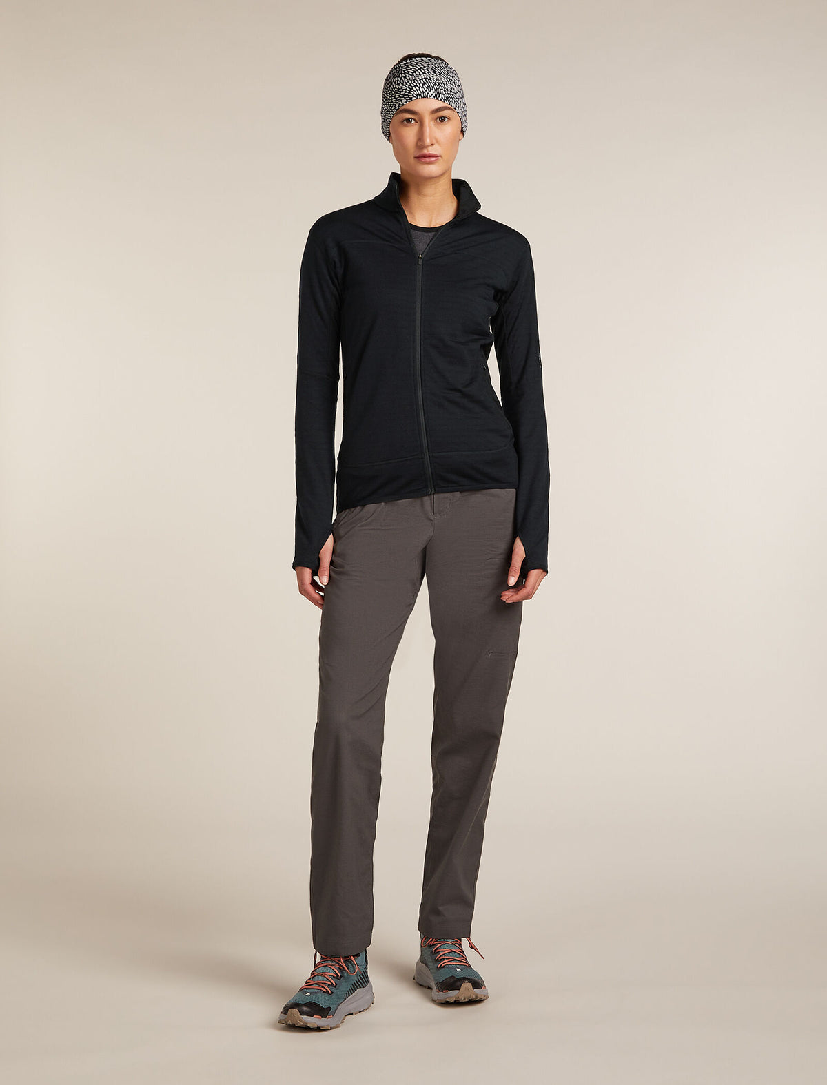 Merino Blend 300 RealFleece™ Descender Long Sleeve Zip Jacket Black - 4
