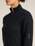 Merino Blend 300 RealFleece™ Descender Long Sleeve Zip Jacket Black - 5