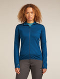 Merino Blend 300 RealFleece™ Descender Long Sleeve Zip Jacket Atlantis - 1