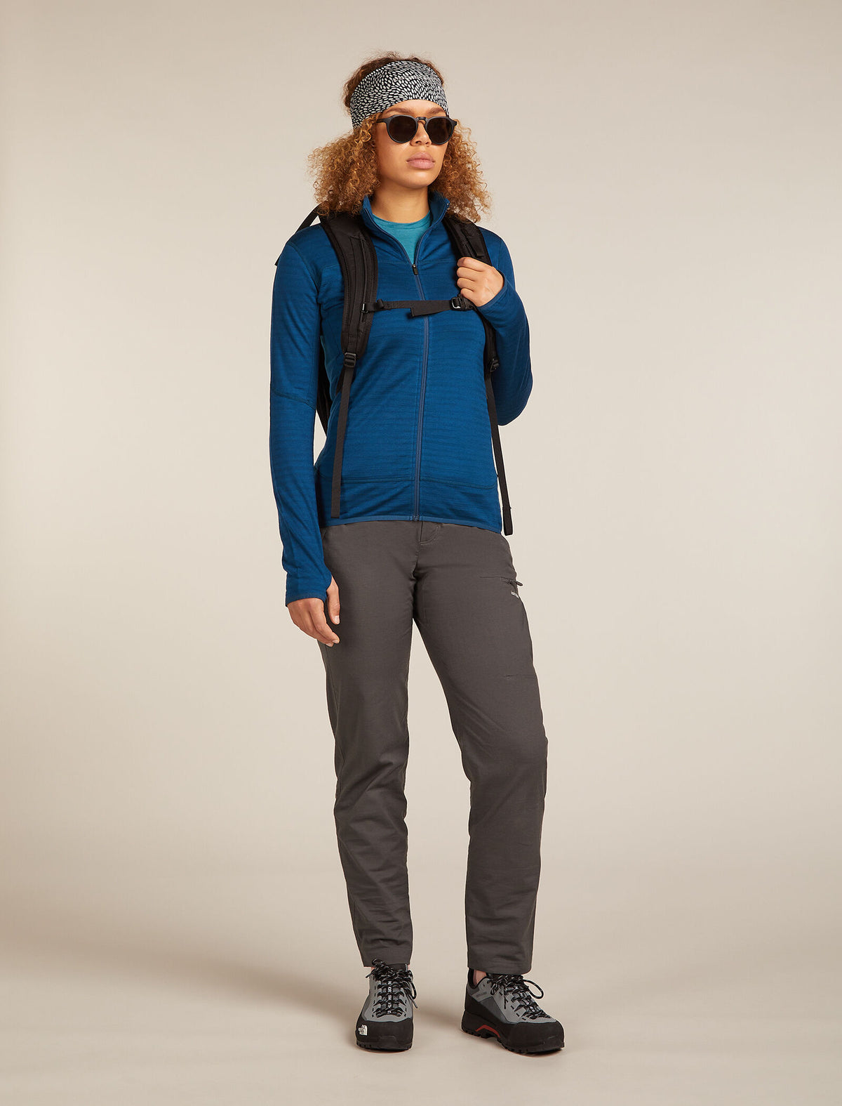 Merino Blend 300 RealFleece™ Descender Long Sleeve Zip Jacket Atlantis - 4