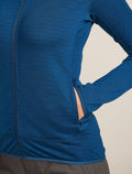 Merino Blend 300 RealFleece™ Descender Long Sleeve Zip Jacket Atlantis - 8