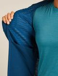 Merino Blend 300 RealFleece™ Descender Long Sleeve Zip Jacket Atlantis - 9