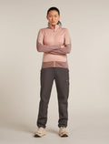 Merino Blend 300 RealFleece™ Descender Long Sleeve Zip Jacket Summit/Blush - 3
