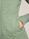Merino Blend 300 RealFleece™ Descender Long Sleeve Zip Hoodie Seaglass - 9