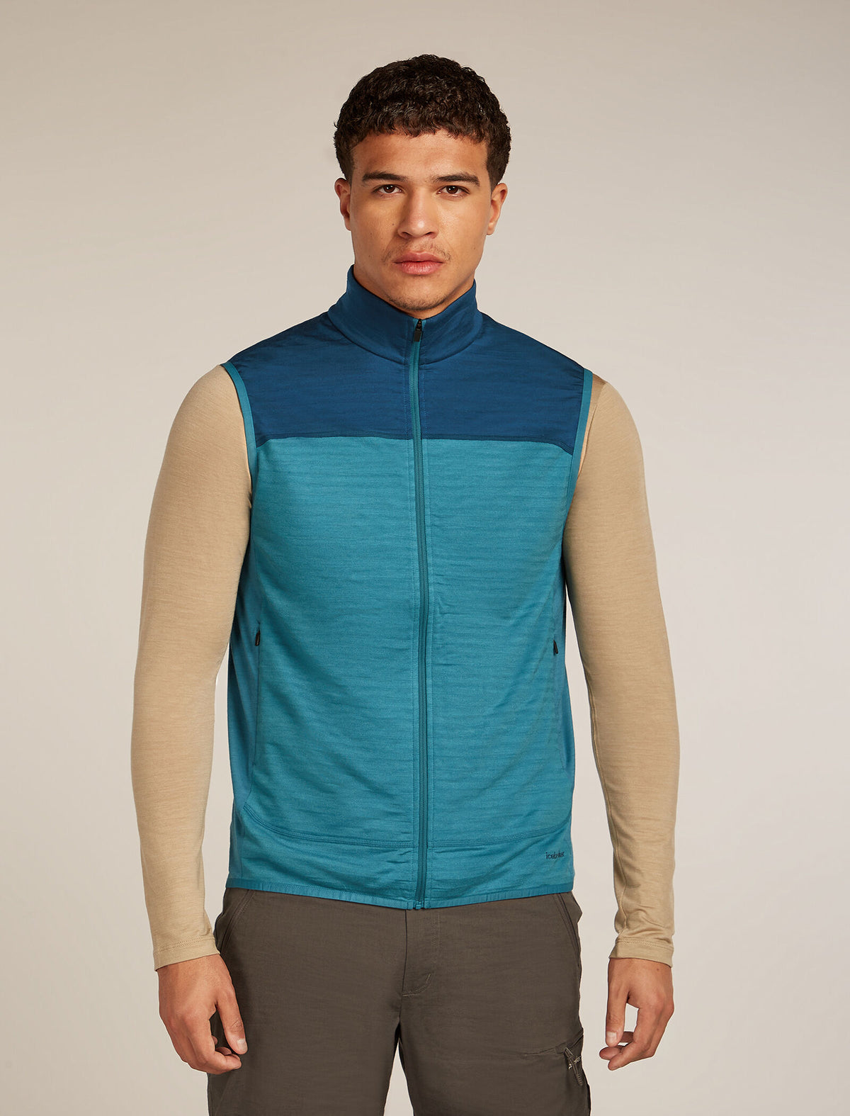 Merino Blend 300 RealFleece™ Descender Vest Topaz/Atlantis - 1