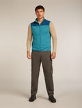 Merino Blend 300 RealFleece™ Descender Vest Topaz/Atlantis - 3