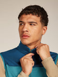 Merino Blend 300 RealFleece™ Descender Vest Topaz/Atlantis - 6