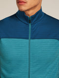 Merino Blend 300 RealFleece™ Descender Vest Topaz/Atlantis - 9