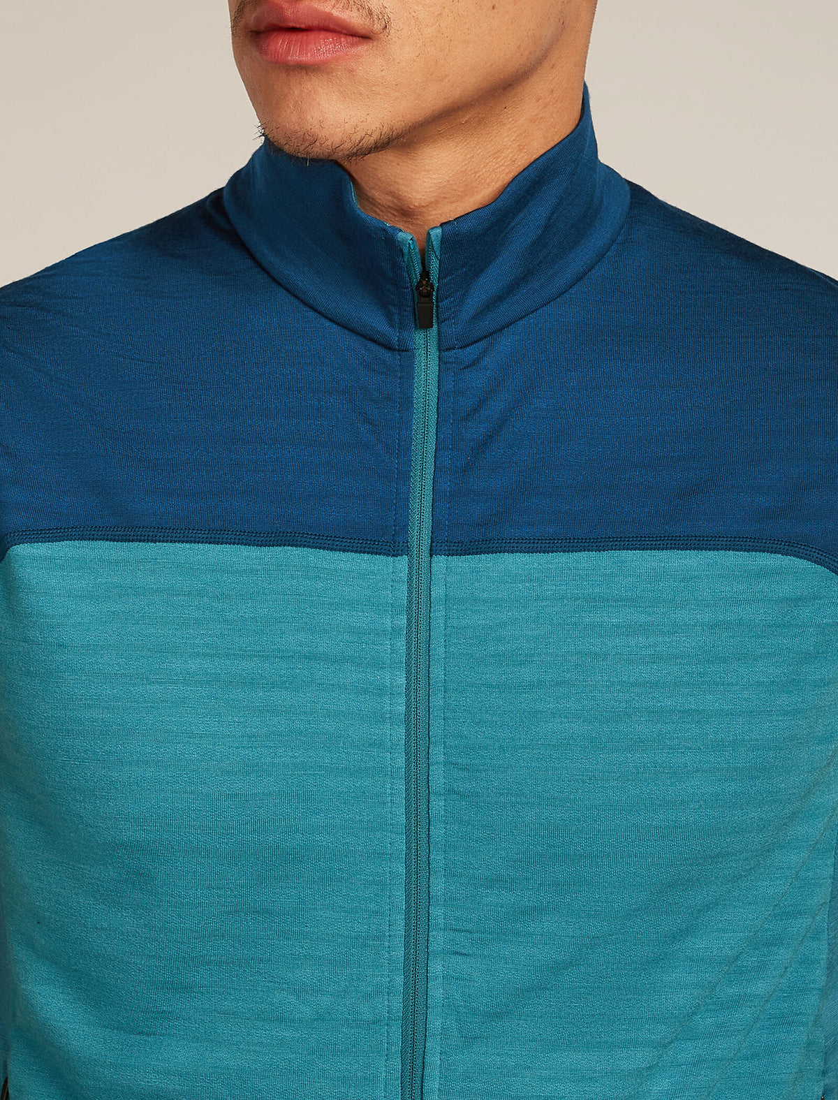 Merino Blend 300 RealFleece™ Descender Vest Topaz/Atlantis - 9