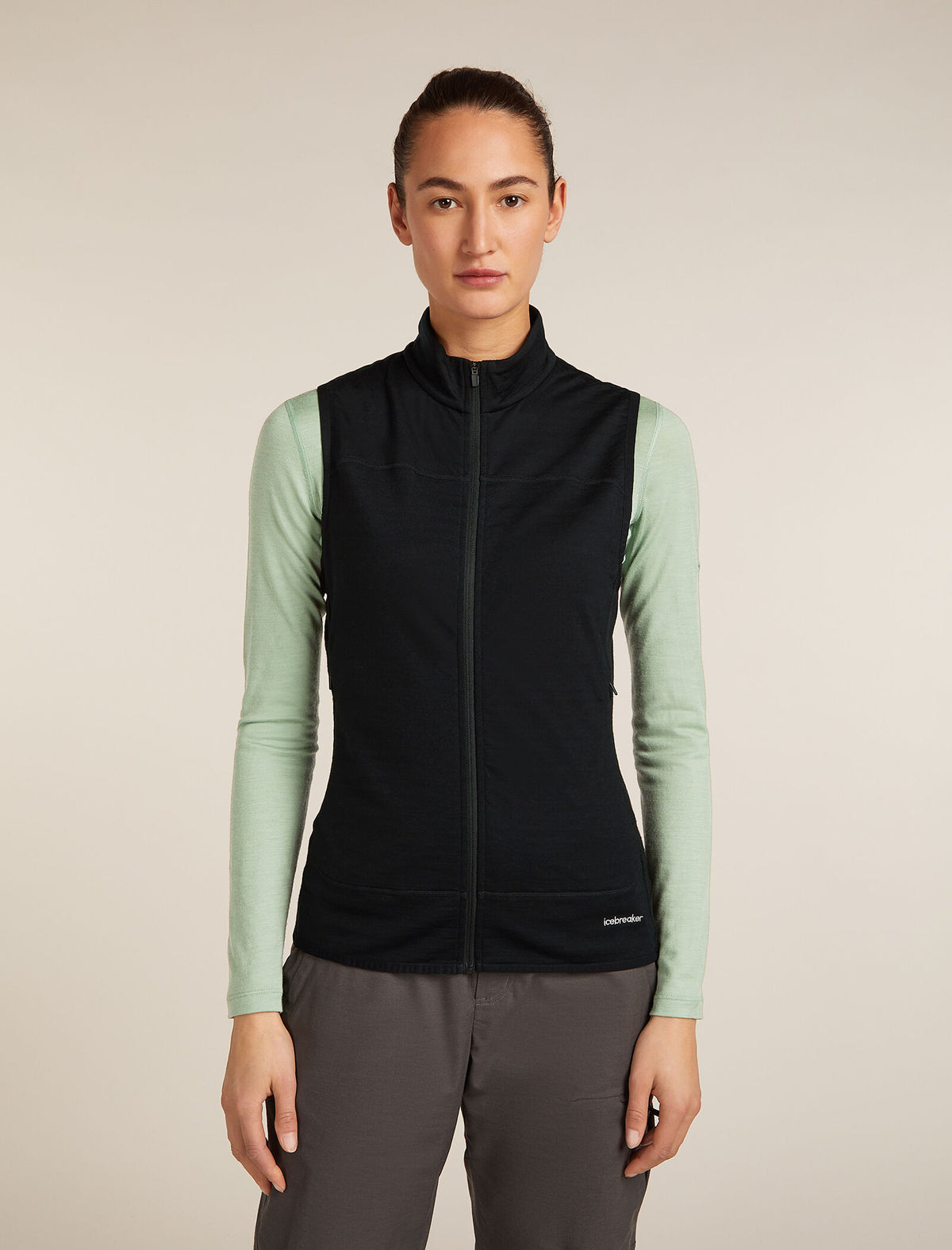 Merino Blend 300 RealFleece™ Descender Vest Black - 1