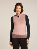 Merino Blend 300 RealFleece™ Descender Vest Summit/Blush - 1