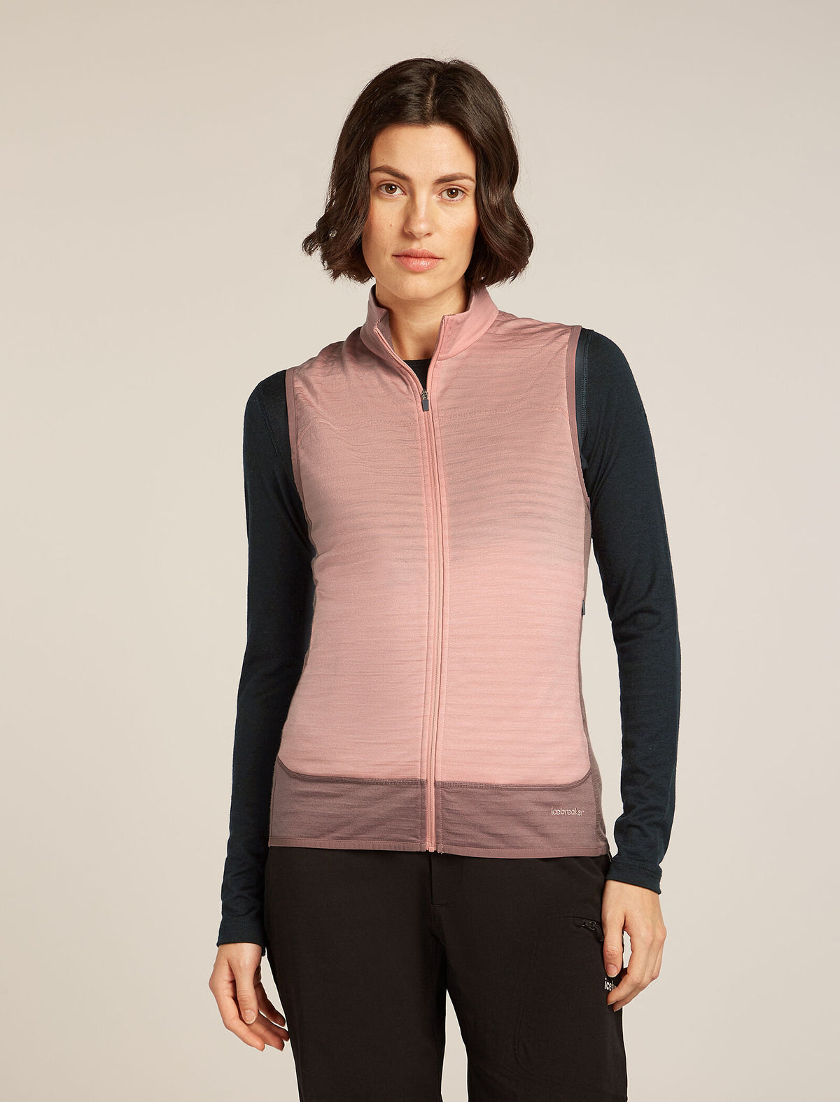 Merino Blend 300 RealFleece™ Descender Vest Summit/Blush - 1