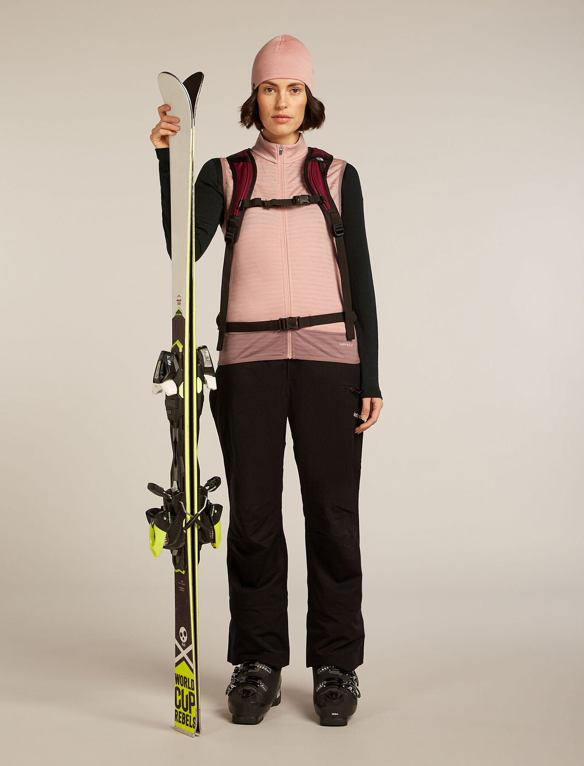Merino Blend 300 RealFleece™ Descender Vest Summit/Blush - 4