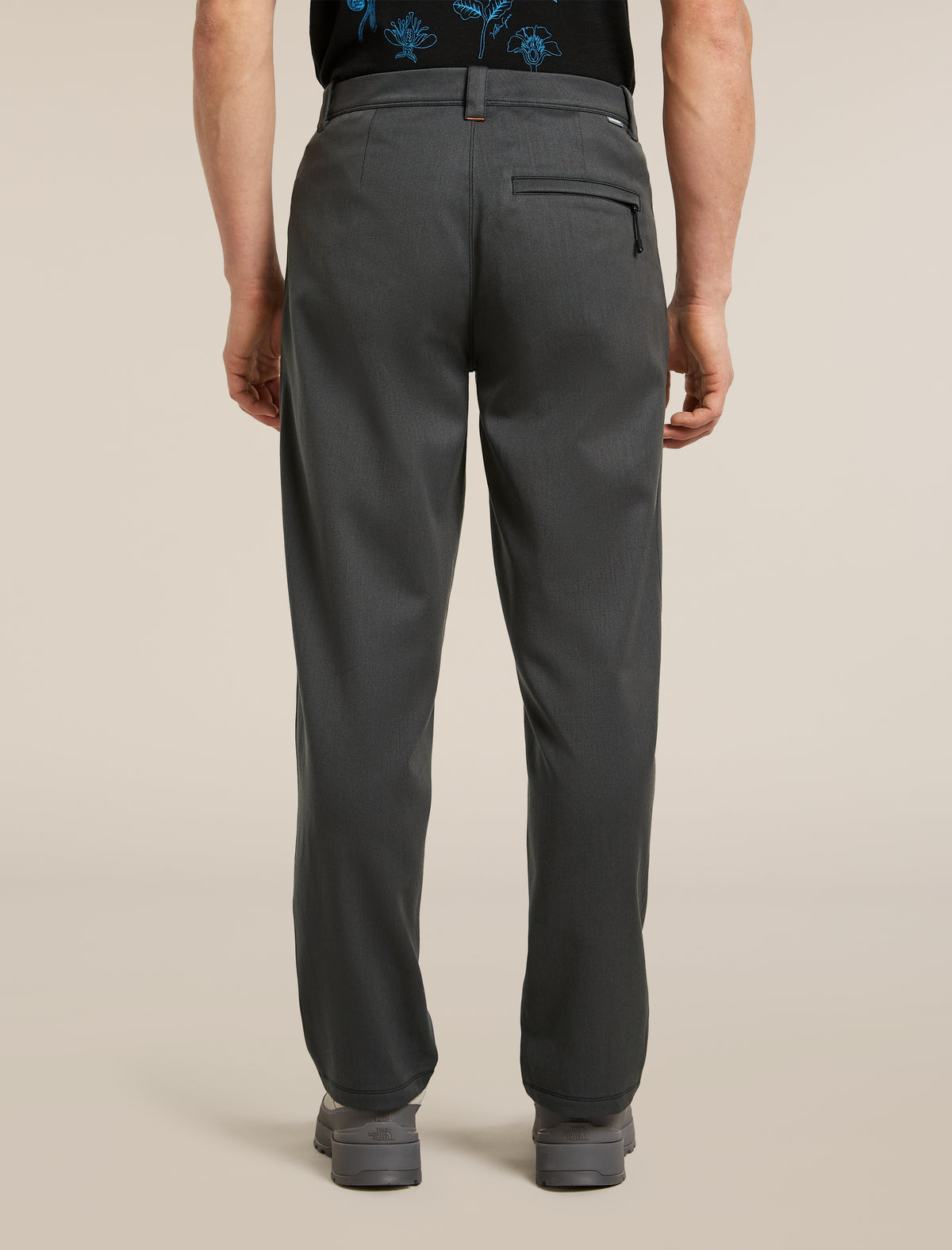 Men’s Merino Blend Cotton Twill Wander Pants Obsidian/Black - 2