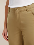 Women’s Merino Blend Cotton Twill Wander Pants Cumin - 4