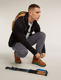 Men’s Merino Blend 200 RealFleece™ Explore Long Sleeve Zip Hoodie Black - 6