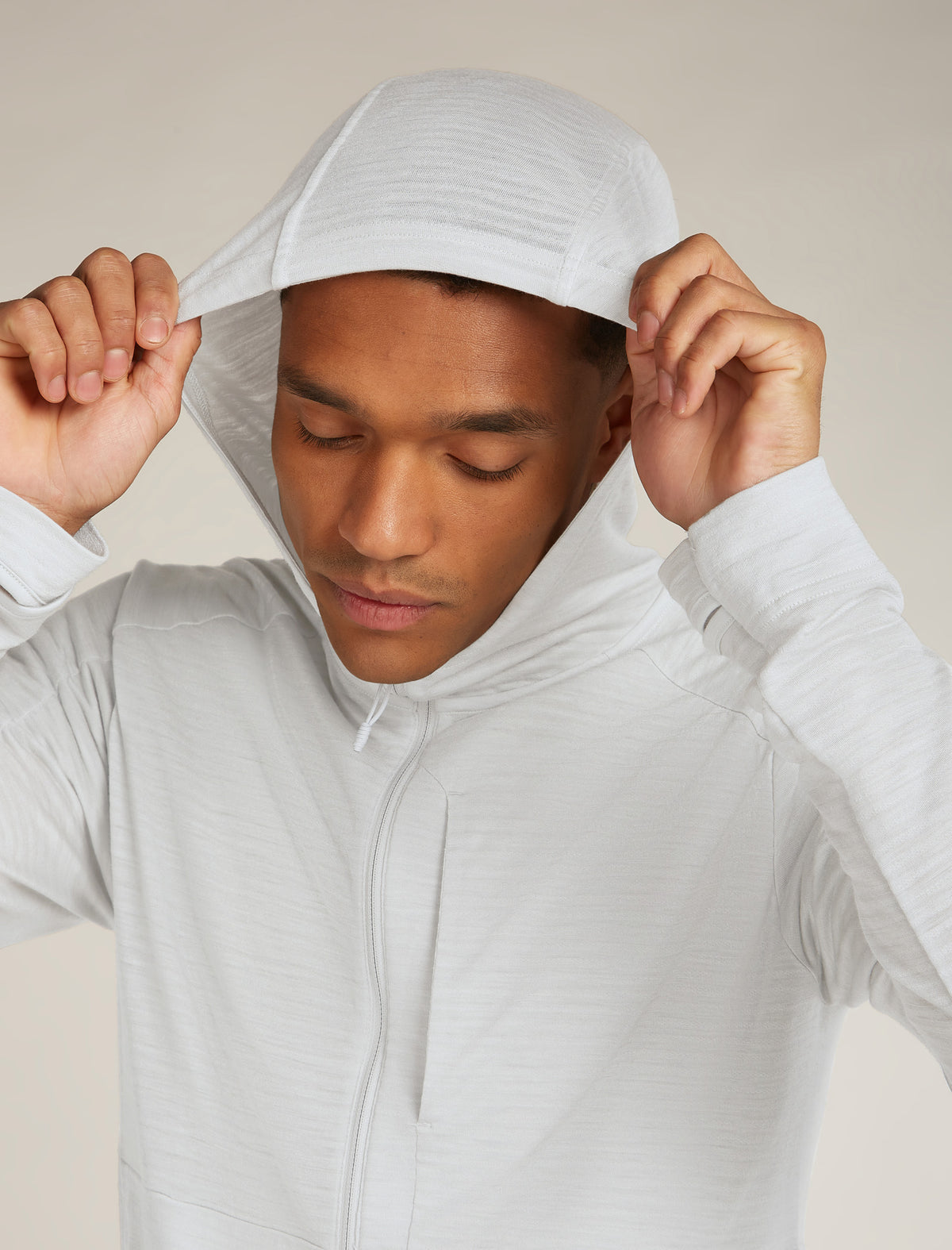 Men’s Merino Blend 200 RealFleece™ Explore Long Sleeve Zip Hoodie Ether - 6