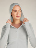 Women’s Merino Blend 200 RealFleece™ Explore Long Sleeve Zip Hoodie Ether - 6