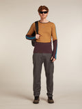 Men's Merino 200 Oasis+ Long Sleeve Crewe Thermal Top Java/Trail - 4