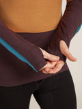 Men's Merino 200 Oasis+ Long Sleeve Crewe Thermal Top Java/Trail - 5