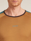 Men's Merino 200 Oasis+ Long Sleeve Crewe Thermal Top Java/Trail - 6