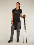 Women’s Merino 150 Tech Lite Short Sleeve T-Shirt icebreaker Anniversary Black - 4
