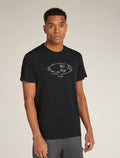 Men’s Merino 150 Tech Lite Short Sleeve T-Shirt icebreaker Anniversary Black - 1