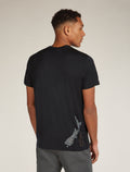 Men’s Merino 150 Tech Lite Short Sleeve T-Shirt icebreaker Anniversary Black - 2