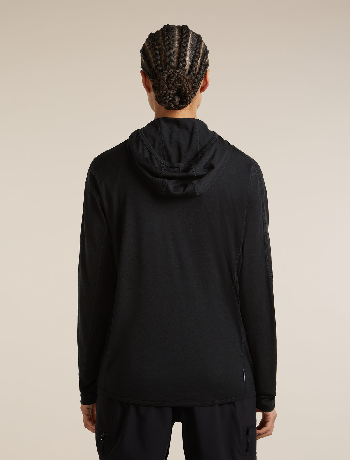 Women’s 150 MerinoFine™ Ace Long Sleeve Zip Hoodie UPF Black - 2