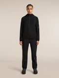 Women’s 150 MerinoFine™ Ace Long Sleeve Zip Hoodie UPF Black - 4