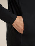 Women’s 150 MerinoFine™ Ace Long Sleeve Zip Hoodie UPF Black - 9