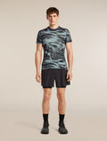 Men’s Merino Blend 125 Cool-Lite™ Speed Short Sleeve T-Shirt Motion AOP Flint blue/Black/Aop - 4