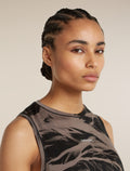 Women’s Merino Blend 125 Cool-Lite™ Speed Tank Motion AOP Porcini/Black/Aop - 7