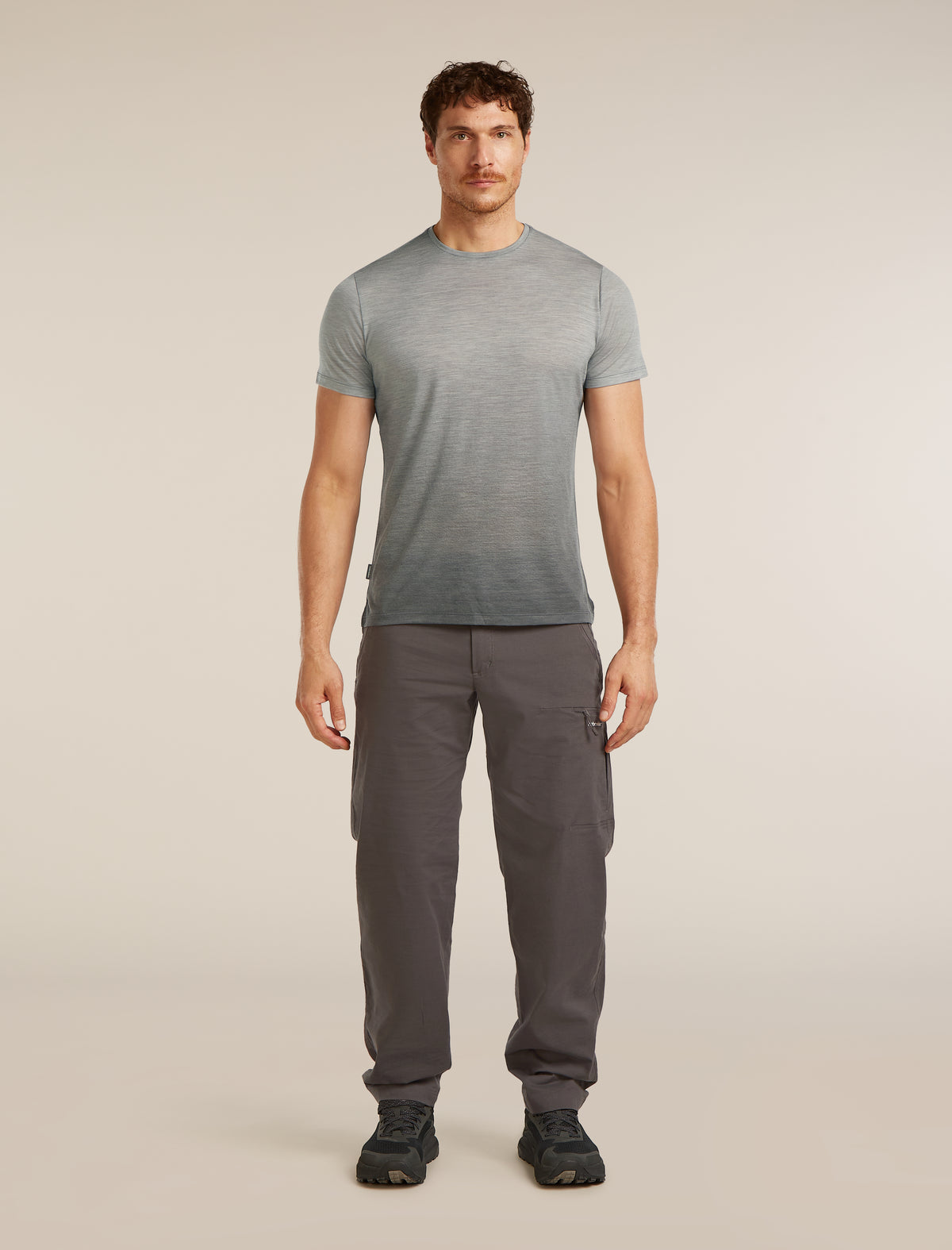 Men’s Merino Blend 125 Cool-Lite™ Sphere Short Sleeve T-Shirt Alta Metro HTHR - 3