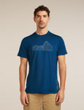 Men’s Merino Blend 125 Cool-Lite™ Sphere Short Sleeve T-Shirt Beta Atlantis - 1