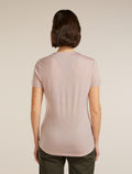 Women’s Merino Blend 125 Cool-Lite™ Sphere Short Sleeve T-Shirt IB Vertical Pink quartz - 2