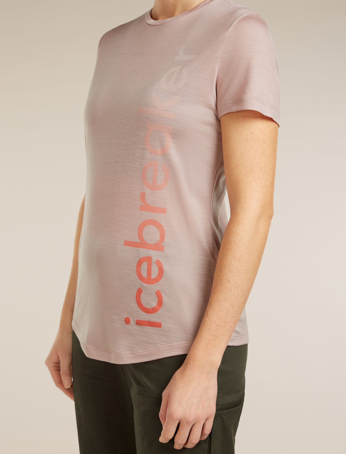 Women’s Merino Blend 125 Cool-Lite™ Sphere Short Sleeve T-Shirt IB Vertical Pink quartz - 5