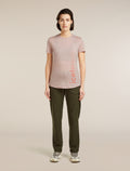 Women’s Merino Blend 125 Cool-Lite™ Sphere Short Sleeve T-Shirt IB Vertical Pink quartz - 3