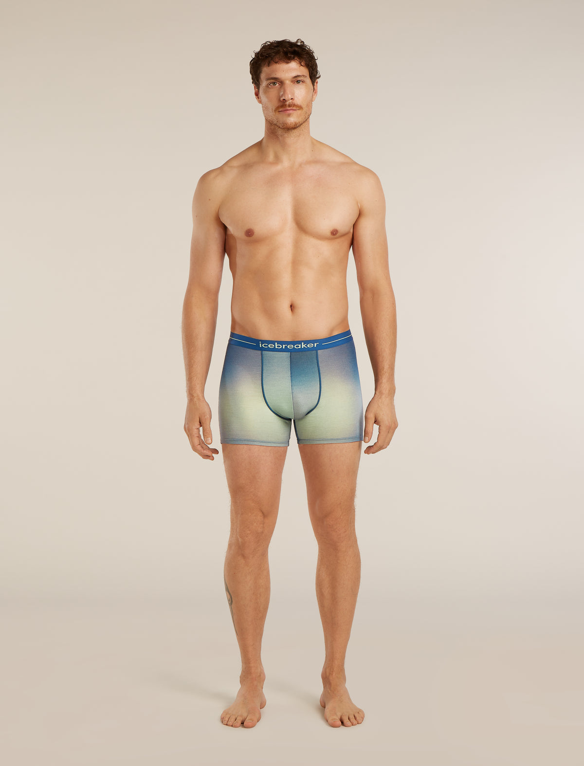 Men’s Merino 150 Anatomica Boxers Transition Atlantis/Flint blue/Seaglass - 3