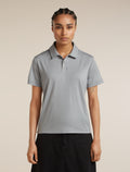Women’s 15.5 MerinoFine™ Short Sleeve Polo Proto grey - 1