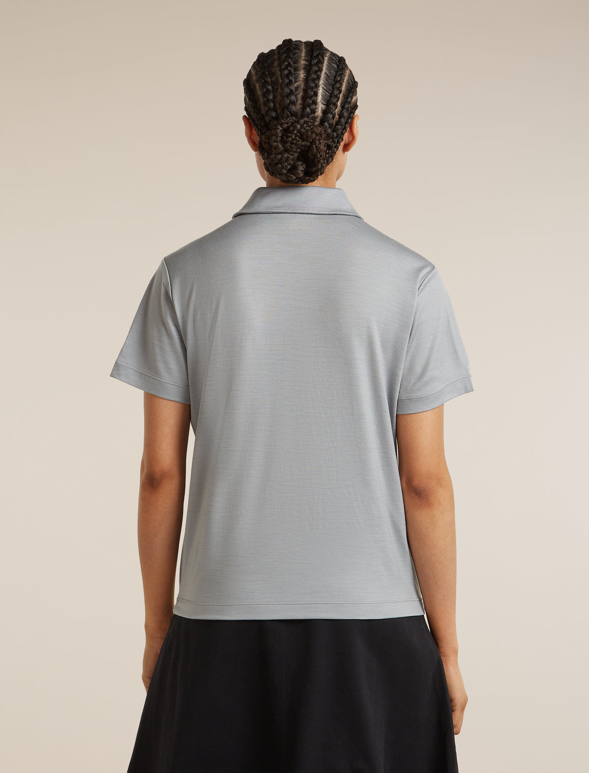 Women’s 15.5 MerinoFine™ Short Sleeve Polo Proto grey - 2