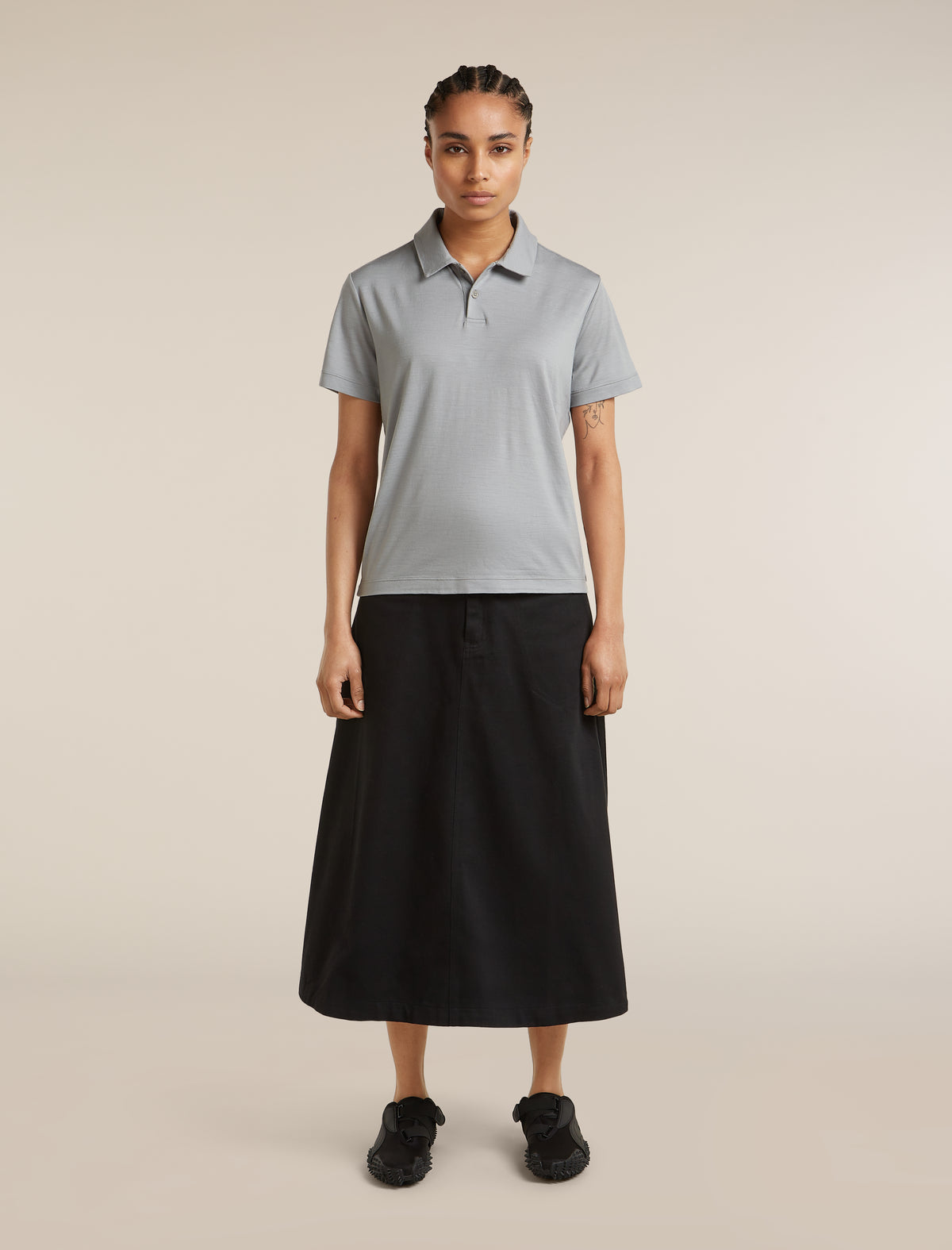 Women’s 15.5 MerinoFine™ Short Sleeve Polo Proto grey - 3
