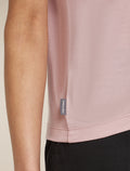 Women’s 15.5 MerinoFine™ Short Sleeve Polo Pink quartz - 5