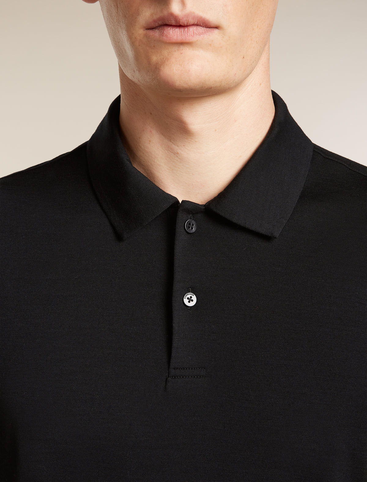 Men’s 15.5 MerinoFine™ Short Sleeve Polo Black - 5