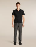 Men’s 15.5 MerinoFine™ Short Sleeve Polo Black - 4