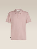 Men’s 15.5 MerinoFine™ Short Sleeve Polo Pink quartz - 1